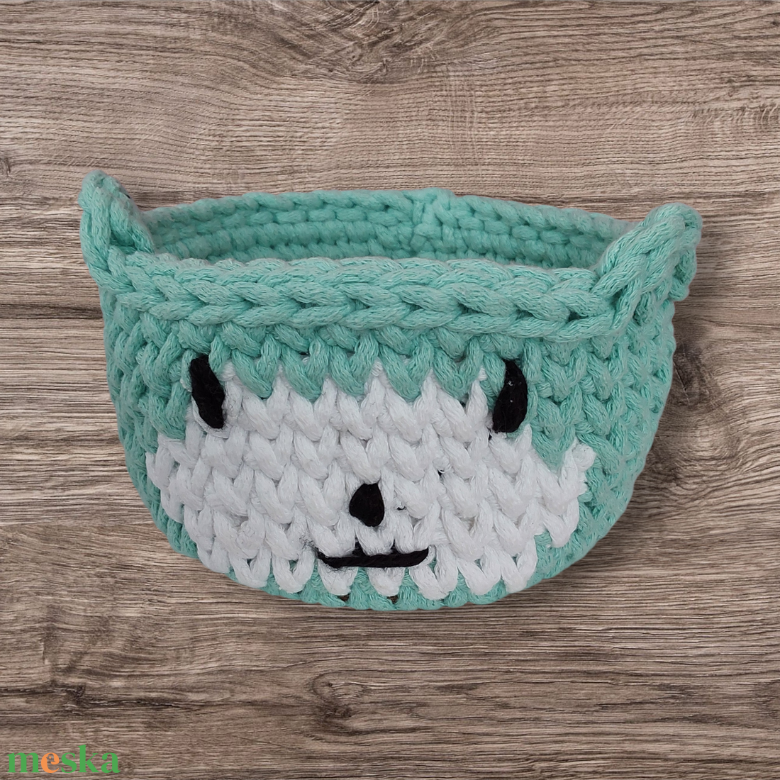 Állatos horgolt tároló - baba - mama - babaszobabútor - játéktároló - Meska.hu