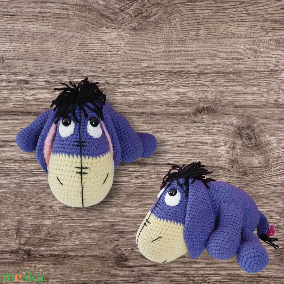 Füles csacsi - játék & sport - plüssállat & játékfigura - plüss mesefigurák - Meska.hu