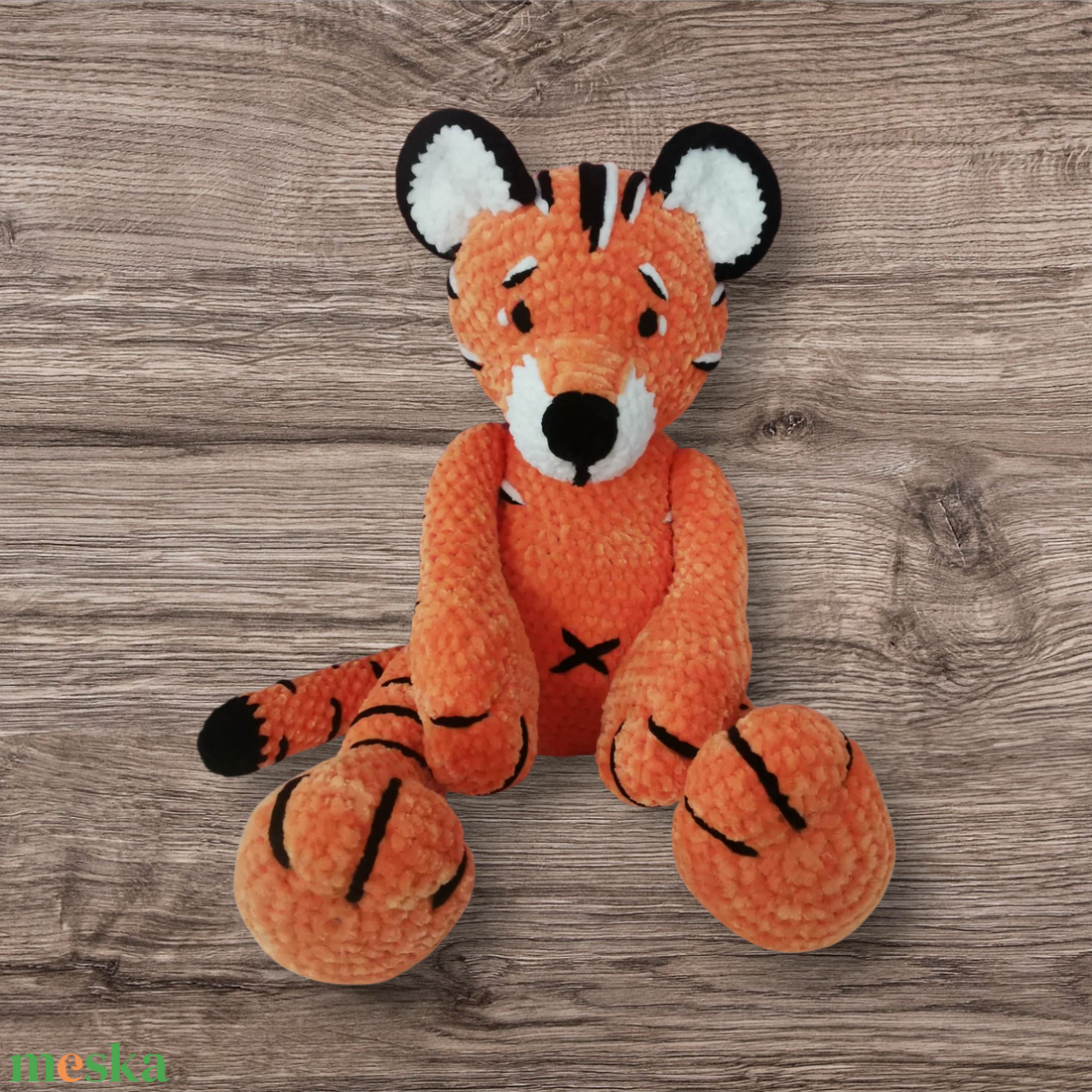 Plüss tigris - játék & sport - plüssállat & játékfigura - más figura - Meska.hu