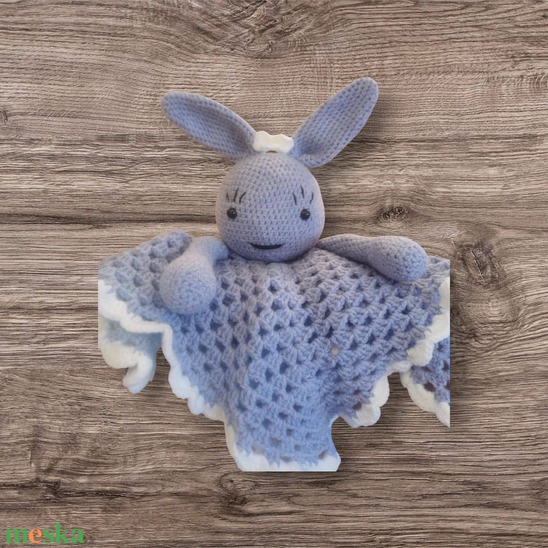 Nyuszis szundikendő - baba - mama - baba játékok - szundikendő, alvóka - Meska.hu