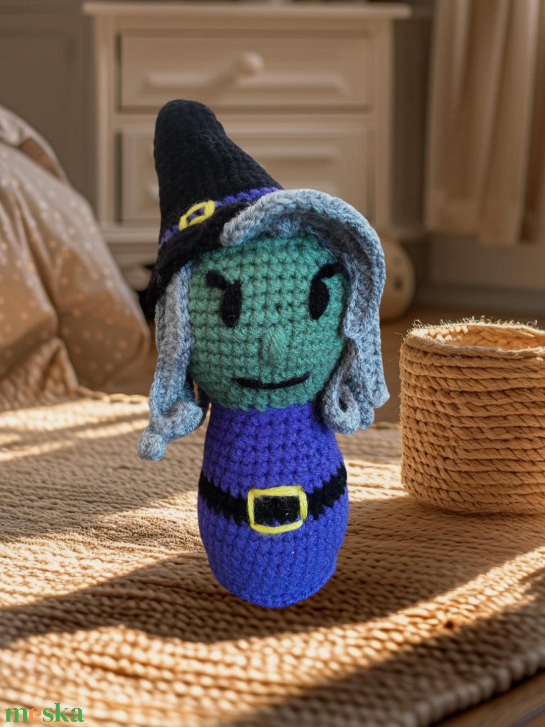 Horgolt boszi - játék & sport - plüssállat & játékfigura - más figura - Meska.hu