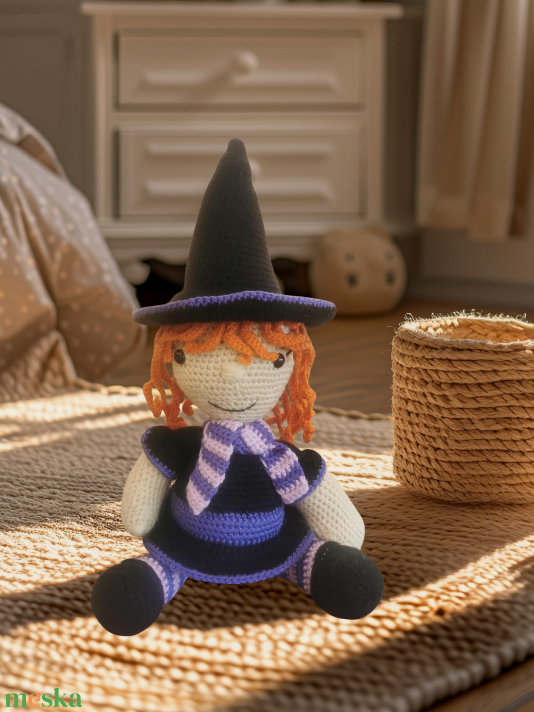 Horgolt boszilány - játék & sport - plüssállat & játékfigura - más figura - Meska.hu