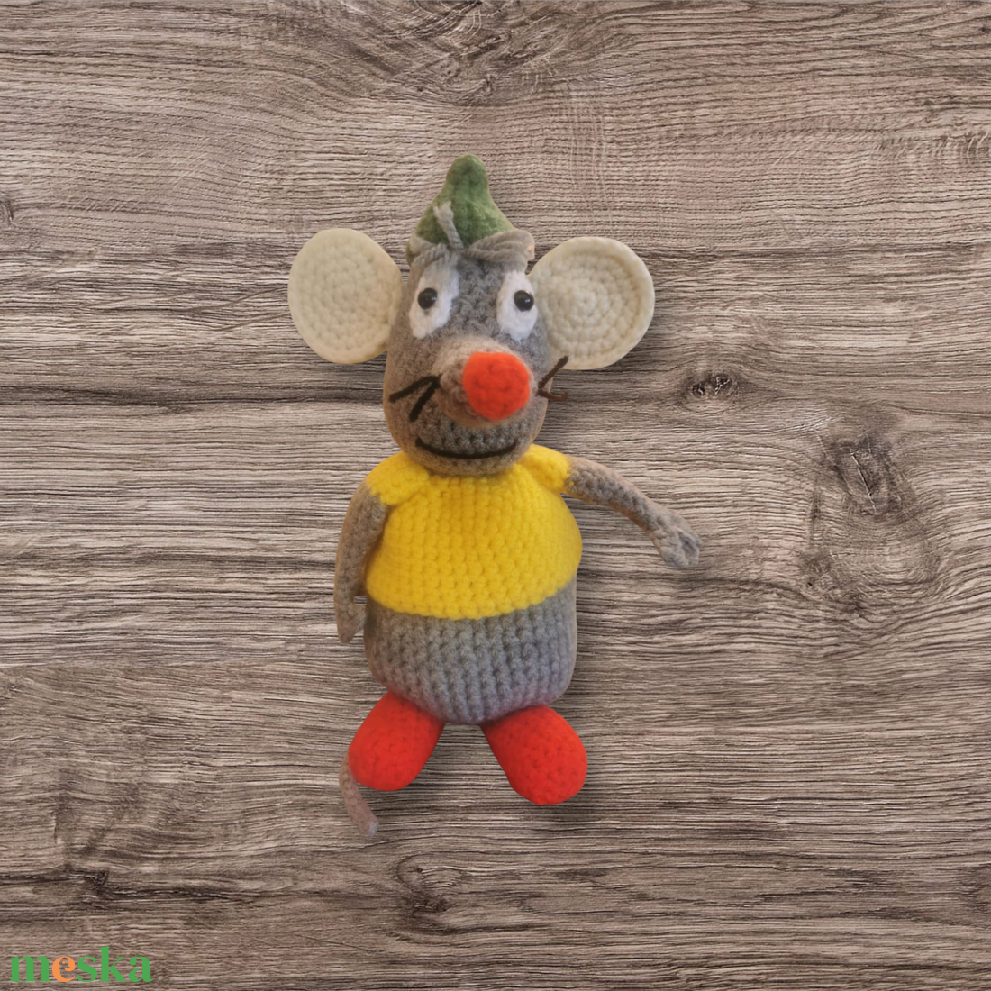 Horgolt egér - játék & sport - plüssállat & játékfigura - egér - Meska.hu