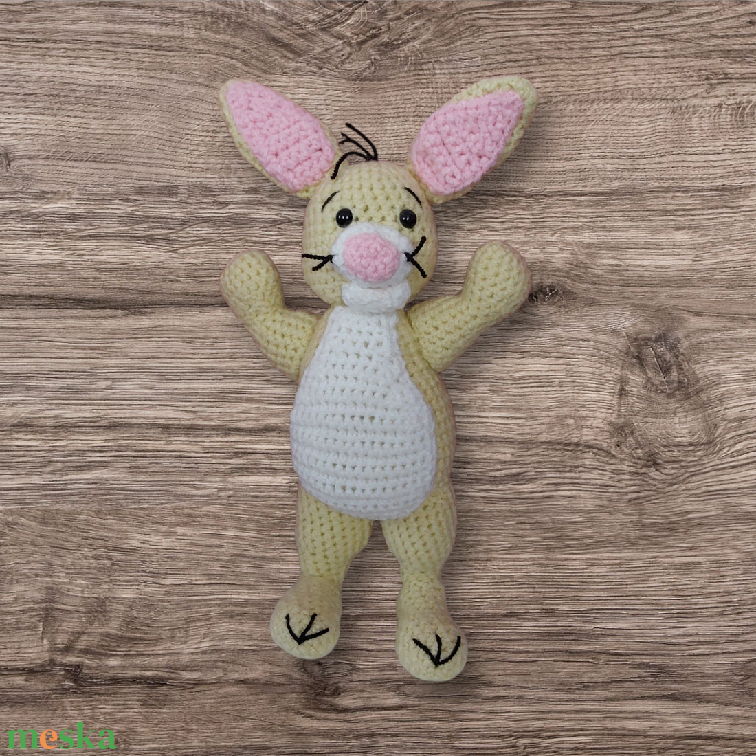 Horgolt Nyuszi - játék & sport - plüssállat & játékfigura - nyuszi - Meska.hu