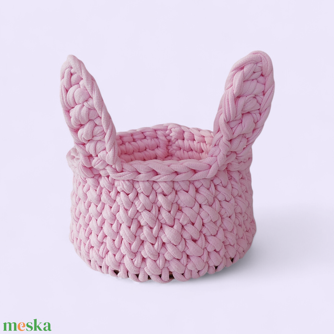 Nyuszis tároló - ünnepi díszek, dekorációk - húsvéti díszek és dekorációk - húsvéti kosár - Meska.hu