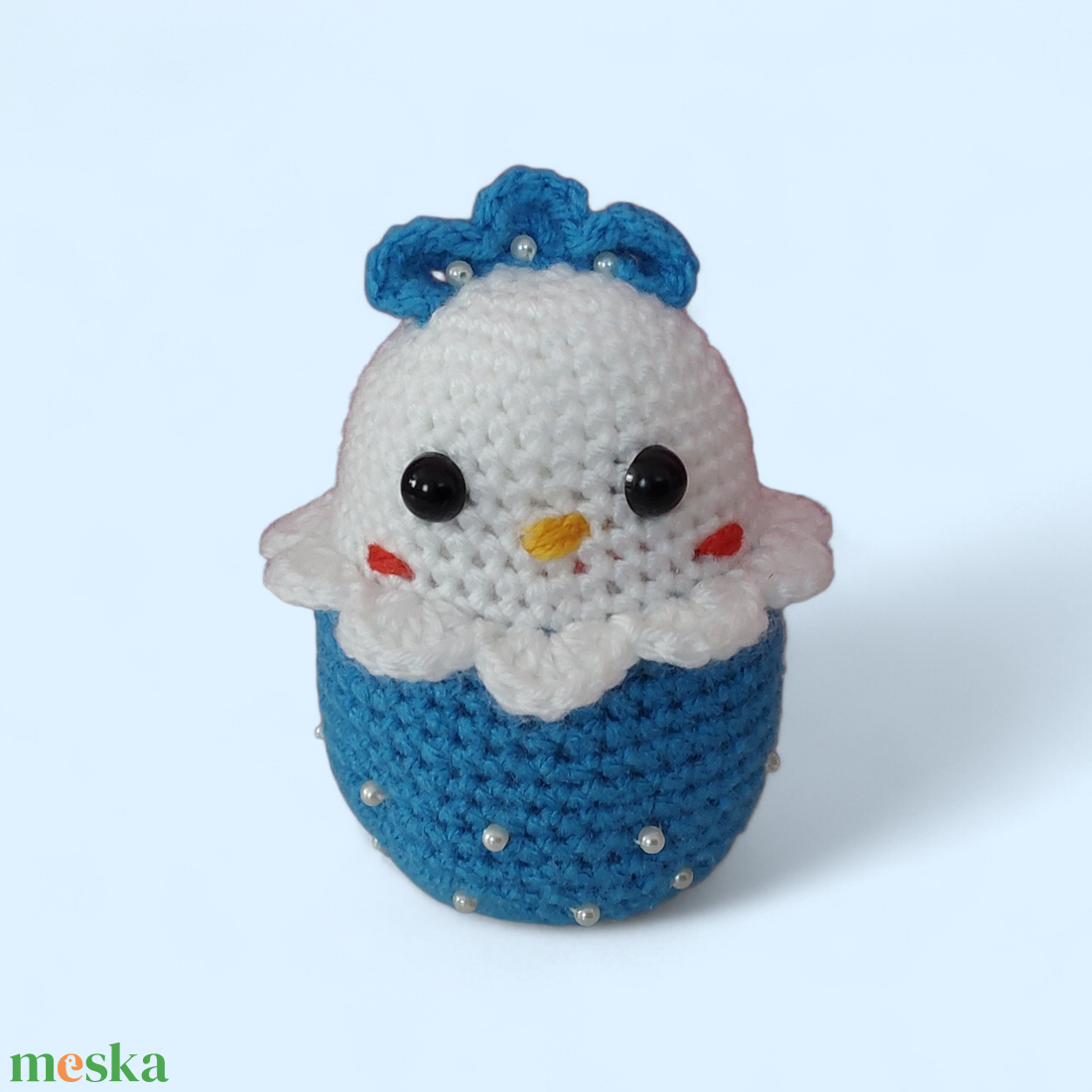 Csibék tojásban - ünnepi díszek, dekorációk - húsvéti díszek és dekorációk - húsvéti tojás, hímestojás - Meska.hu