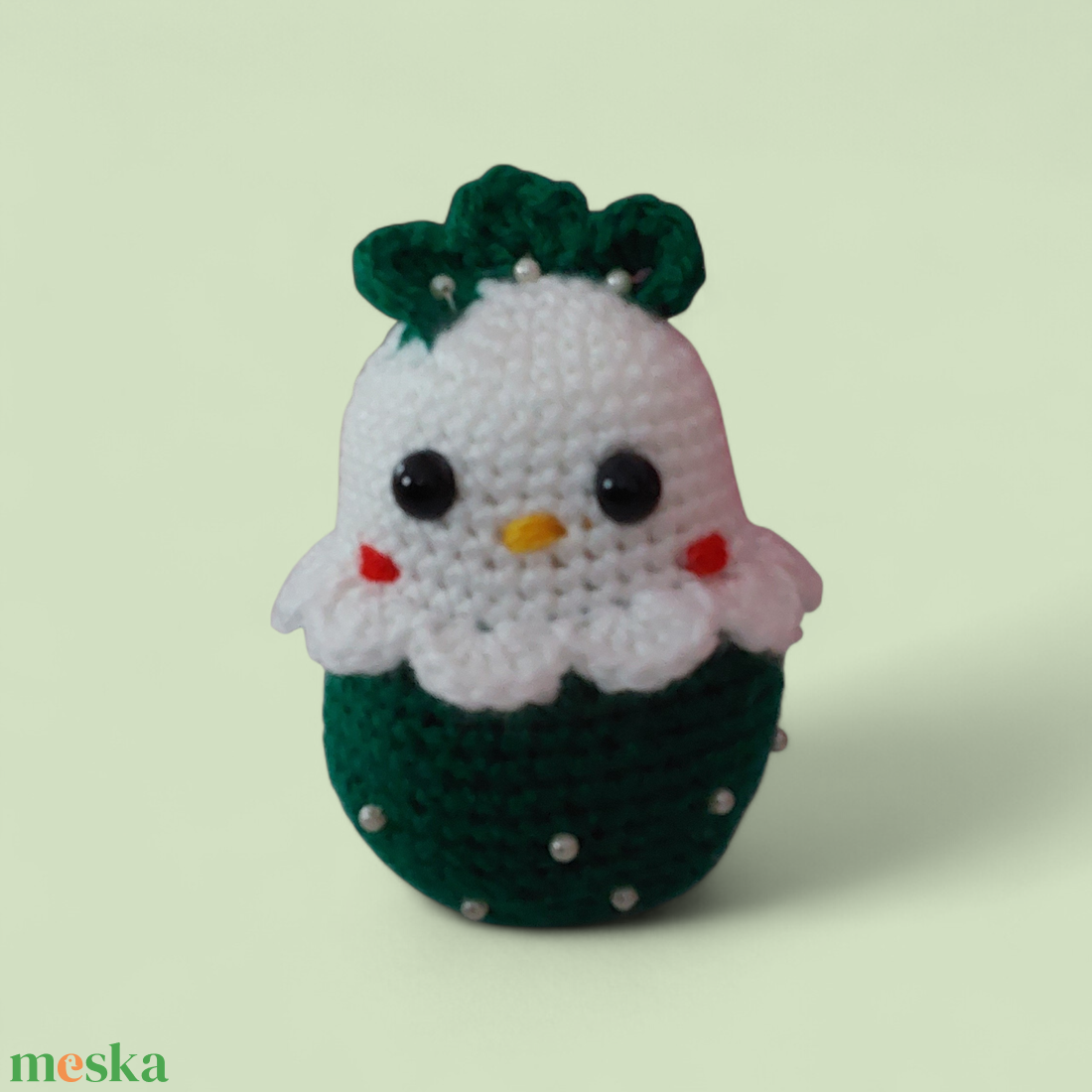 Csibék tojásban - ünnepi díszek, dekorációk - húsvéti díszek és dekorációk - húsvéti tojás, hímestojás - Meska.hu