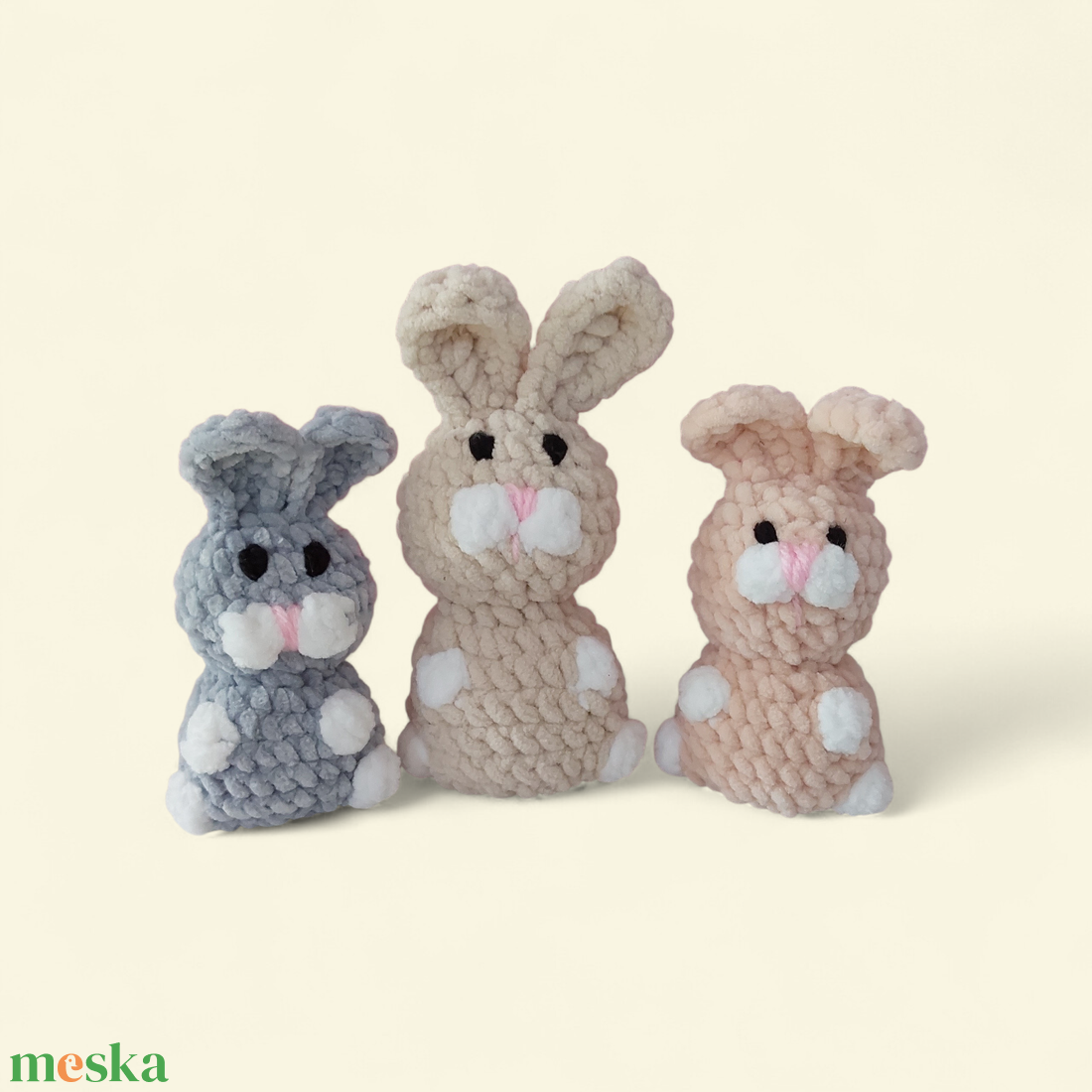 Húsvéti nyuszik - játék & sport - plüssállat & játékfigura - nyuszi - Meska.hu