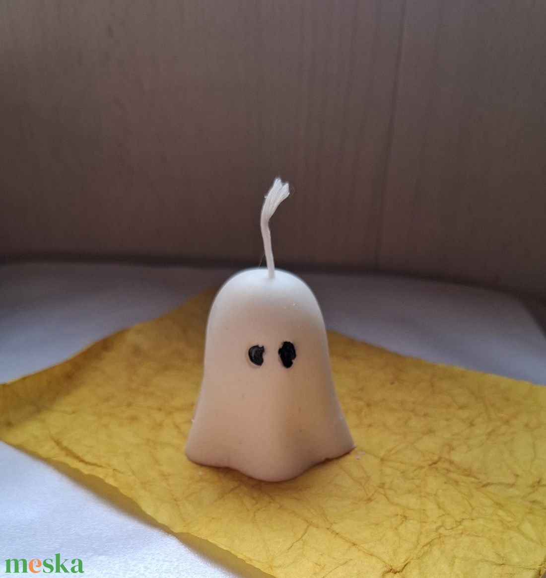 Szellem gyertya - esküvő - dekoráció - gyertya & gyertyatartó - Meska.hu