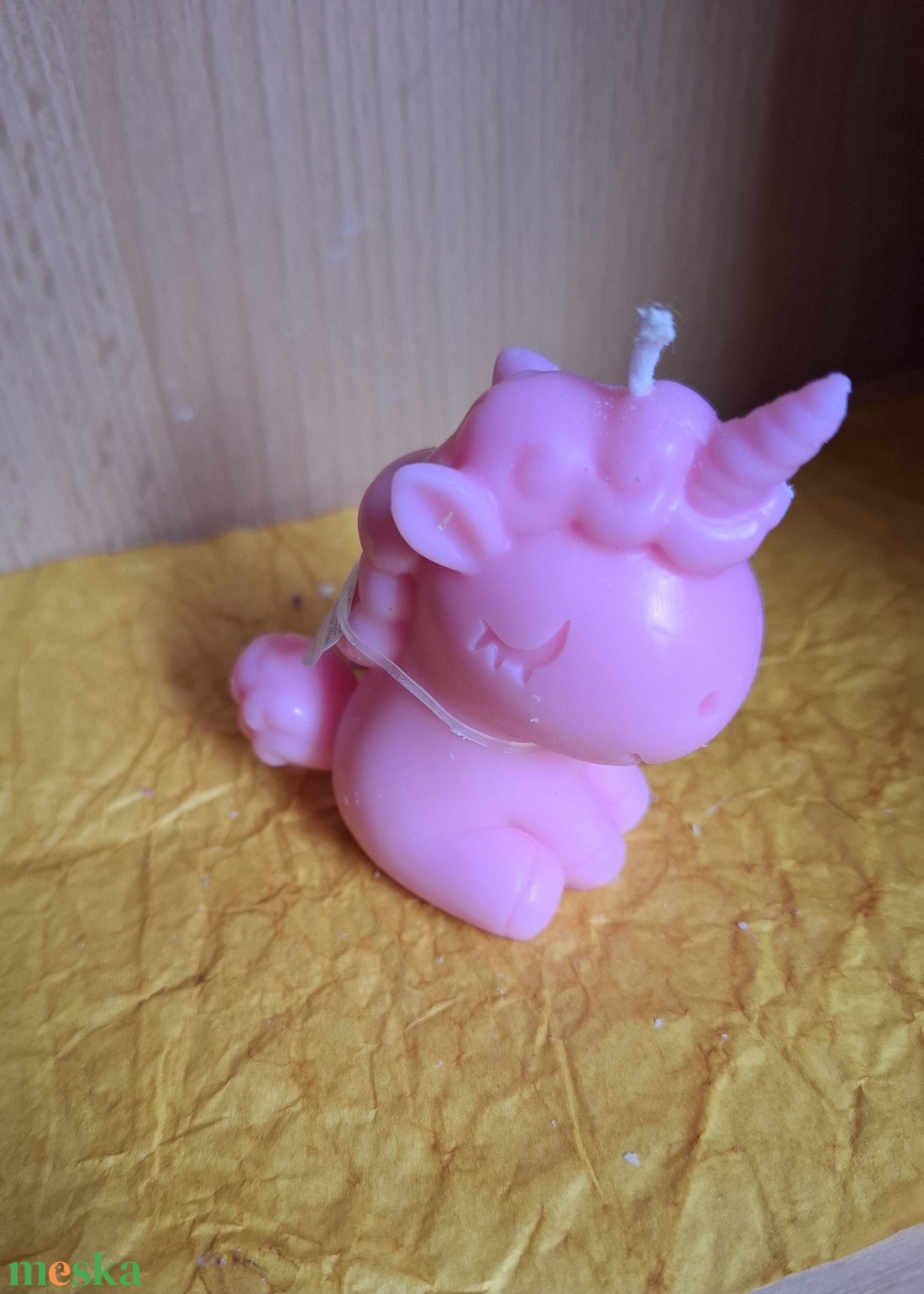 Unikornis gyertya - otthon & életmód - gyertya, illat, aroma - párologtató - Meska.hu