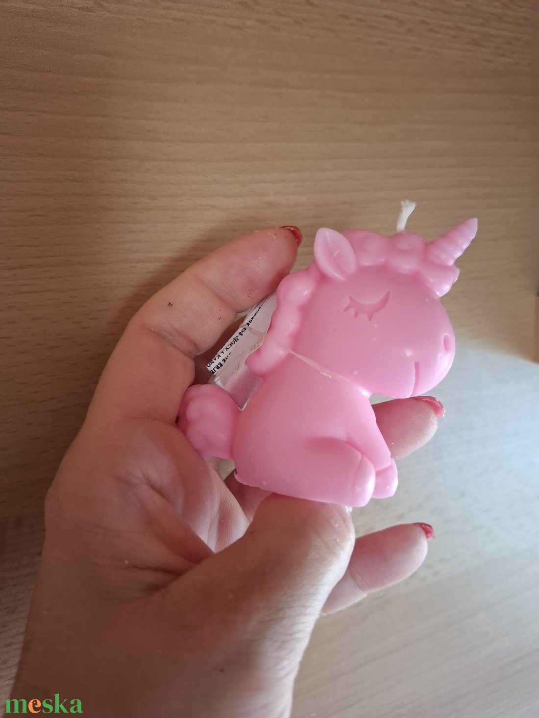 Unikornis gyertya - otthon & életmód - gyertya, illat, aroma - párologtató - Meska.hu