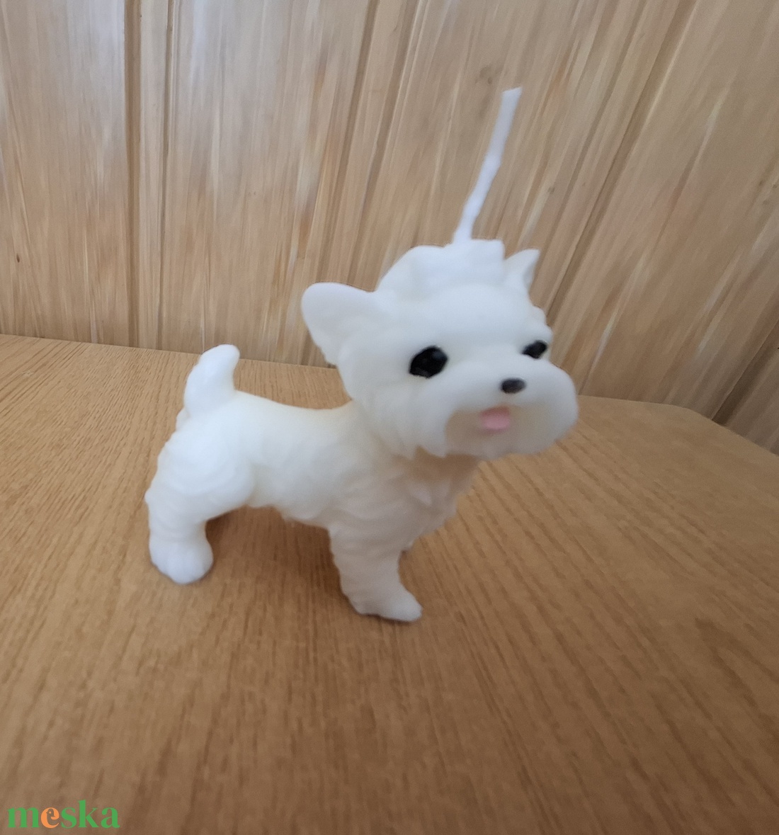 Cuki kutya szójaviasz gyertya  - otthon & életmód - gyertya, illat, aroma - aromalámpa - Meska.hu