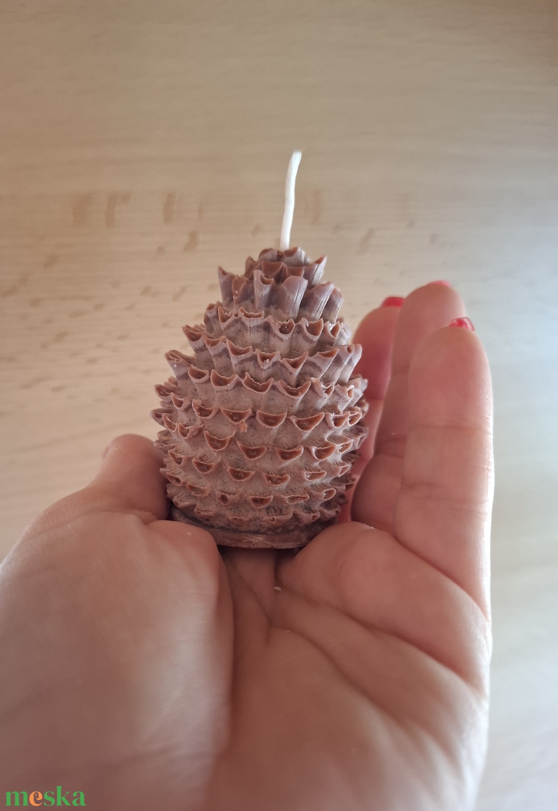 Toboz gyertyát  - karácsony - karácsonyi lakásdekoráció - karácsonyfa, grincsfa - Meska.hu