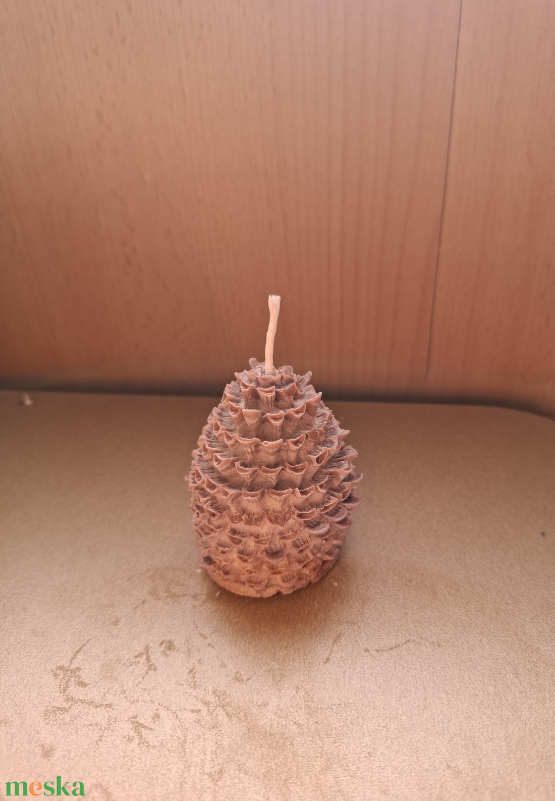 Toboz gyertyát  - karácsony - karácsonyi lakásdekoráció - karácsonyfa, grincsfa - Meska.hu