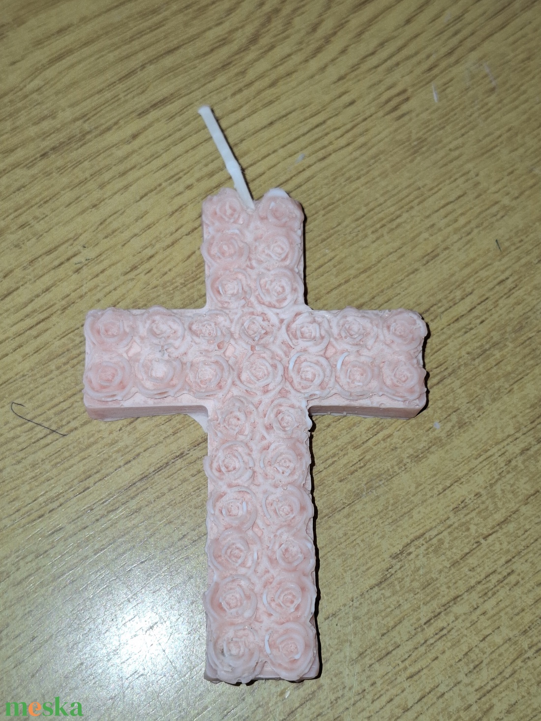 Kereszt szójaviasz gyertya  - otthon & életmód - gyertya, illat, aroma - gyertya - Meska.hu