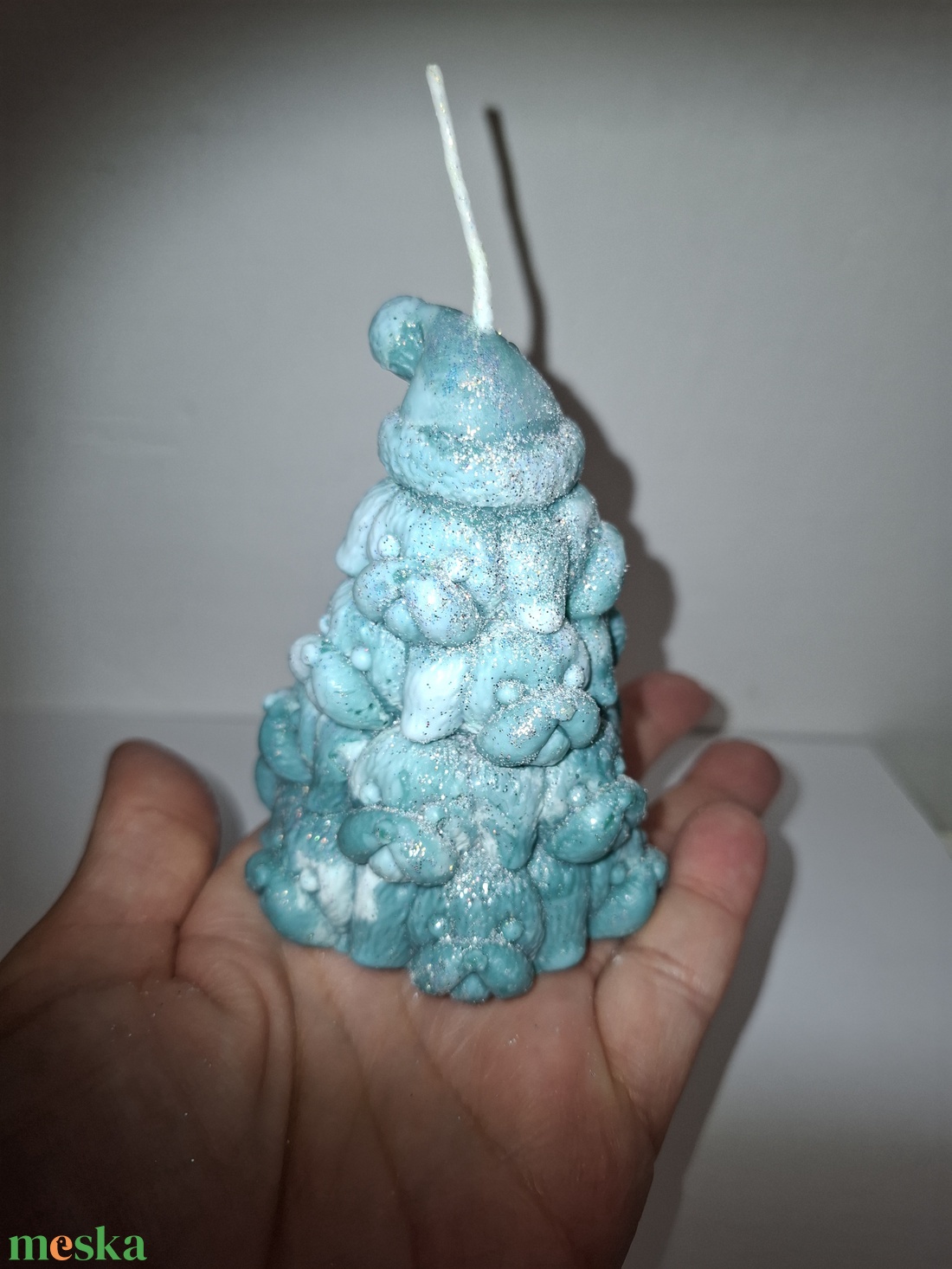 Kutya fenyőfa gyertya - karácsony - adventi díszek - adventi gyertyadíszek és koszorúdíszek - Meska.hu