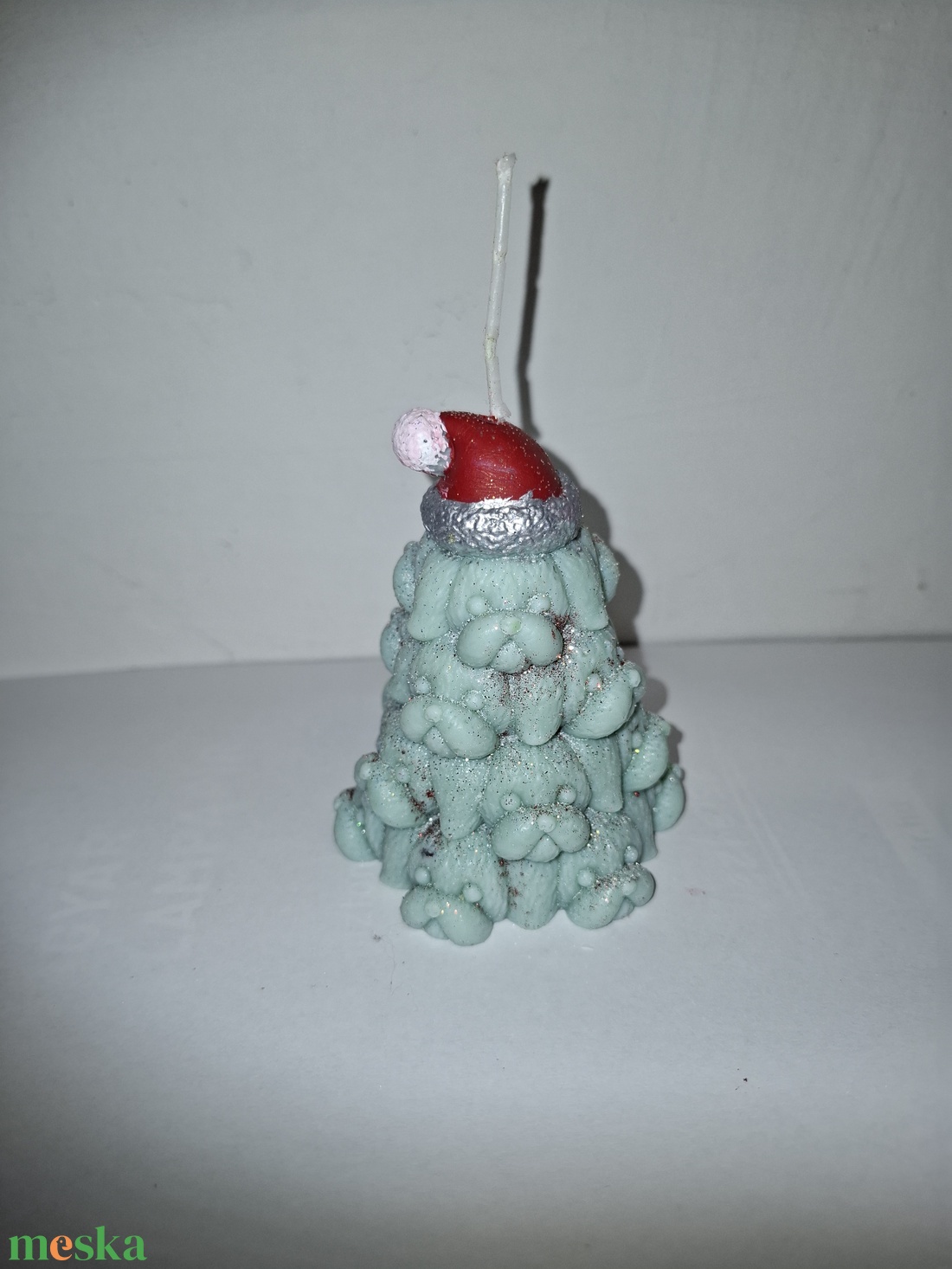 Kutyás fenyőfa gyertya  - karácsony - adventi díszek - adventi gyertyadíszek és koszorúdíszek - Meska.hu