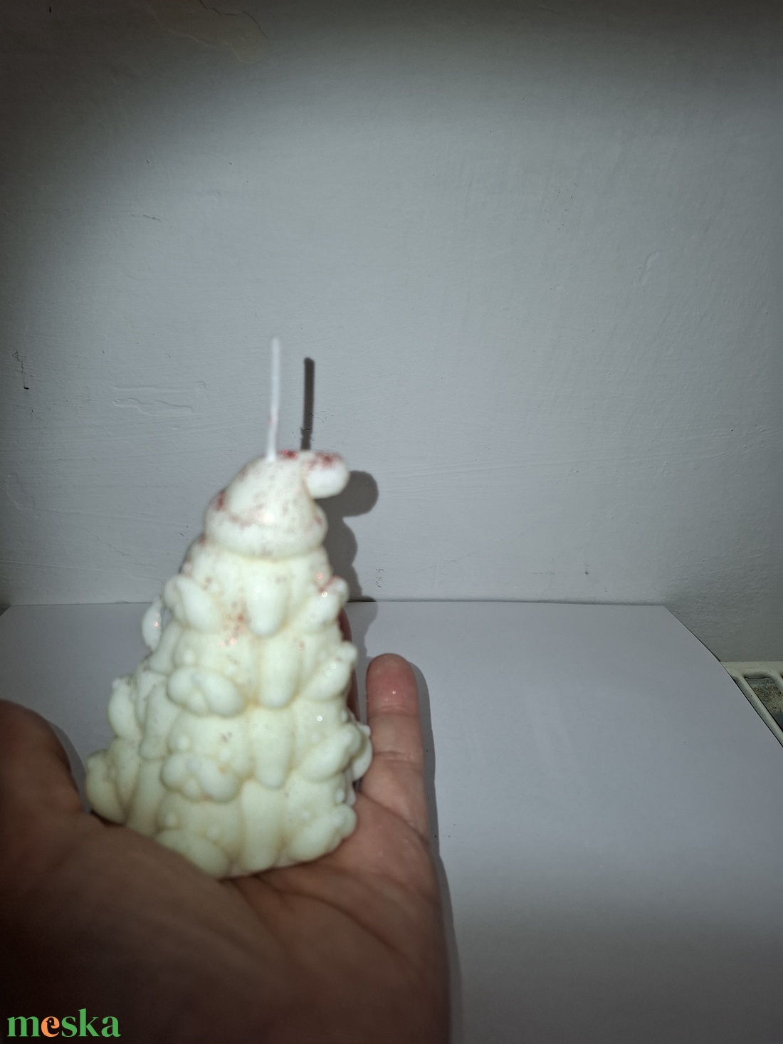 Fenyőfa gyertya  - karácsony - adventi díszek - adventi gyertyadíszek és koszorúdíszek - Meska.hu