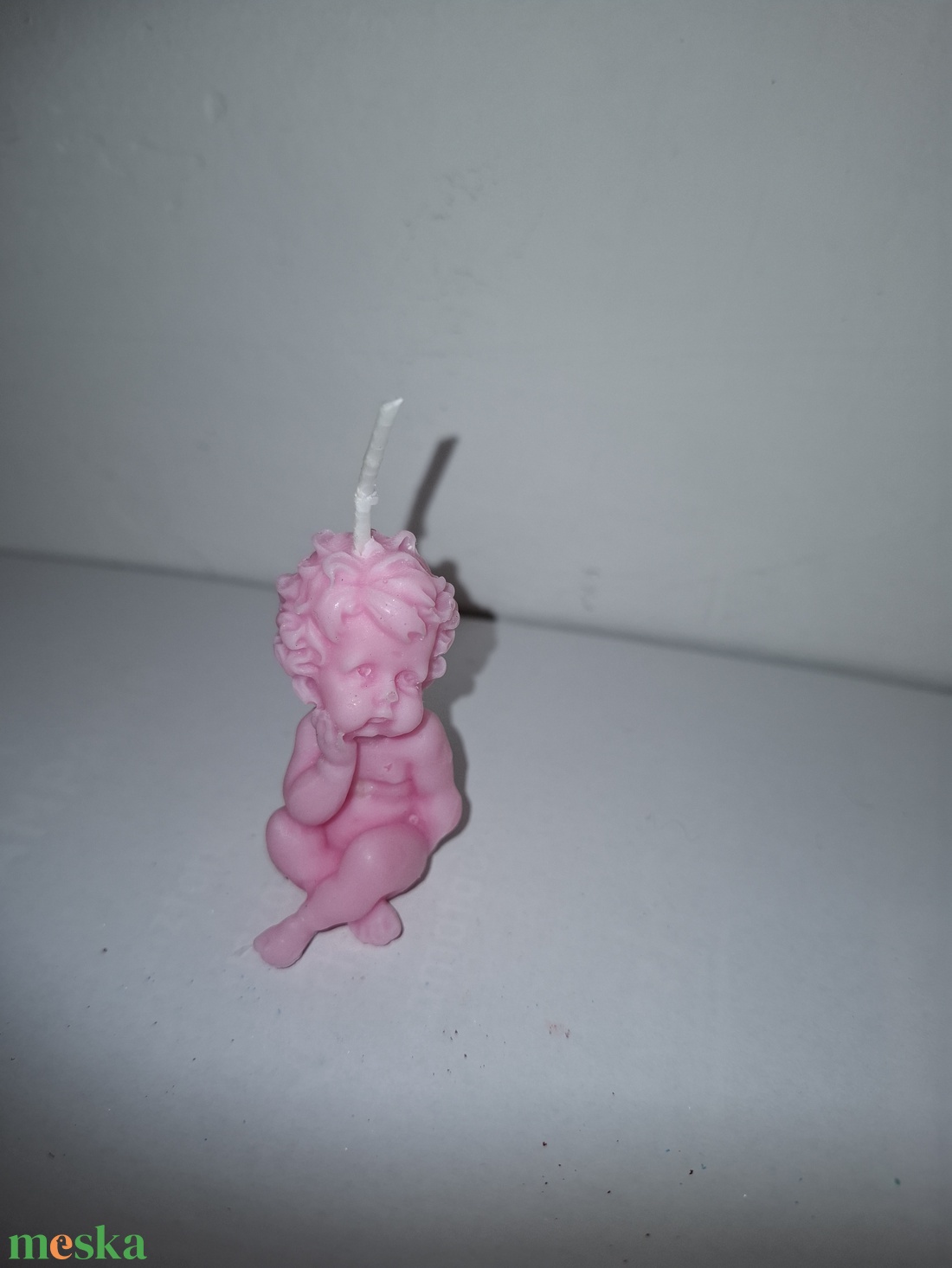 Angyalka gyertya - karácsony - adventi díszek - adventi gyertyadíszek és koszorúdíszek - Meska.hu