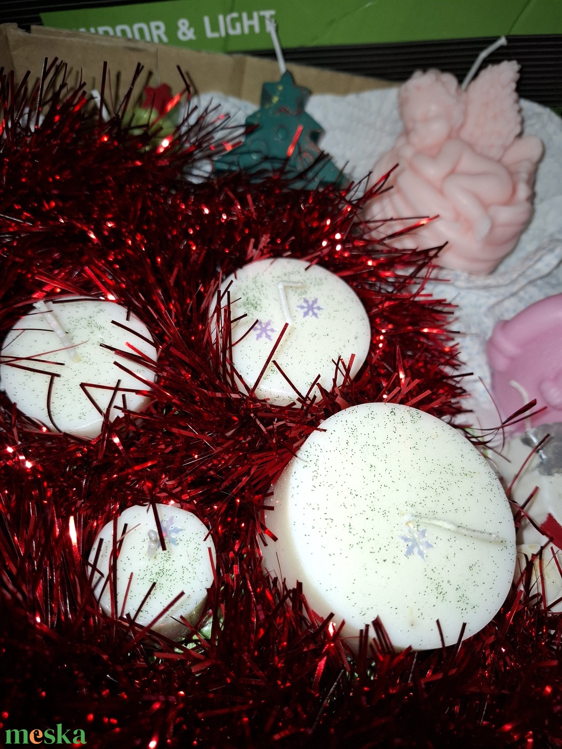 Adventi gyertya  - karácsony - adventi díszek - adventi asztaldísz - Meska.hu