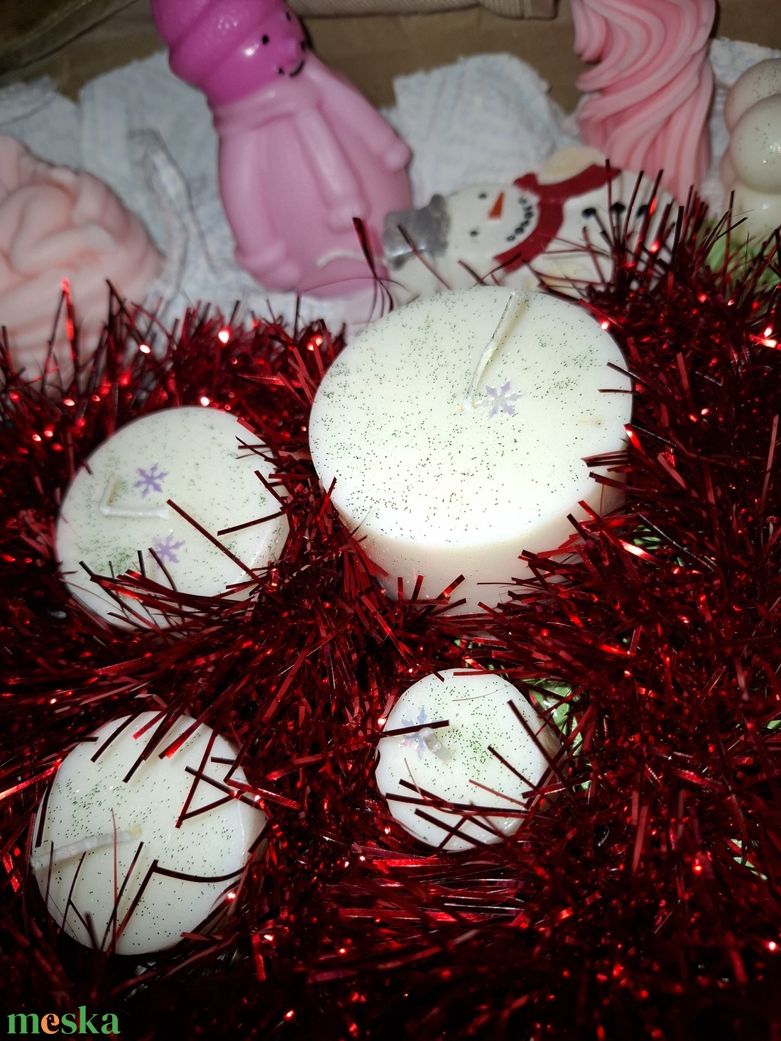 Adventi gyertya  - karácsony - adventi díszek - adventi asztaldísz - Meska.hu