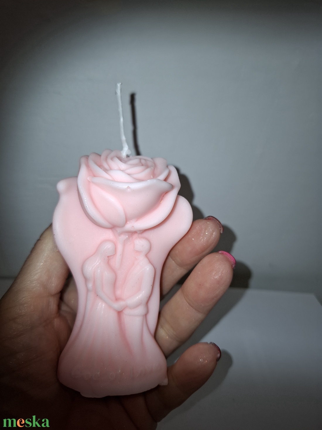 Pár oszlop gyertyában - esküvő - emlék & ajándék - köszönőajándék - Meska.hu