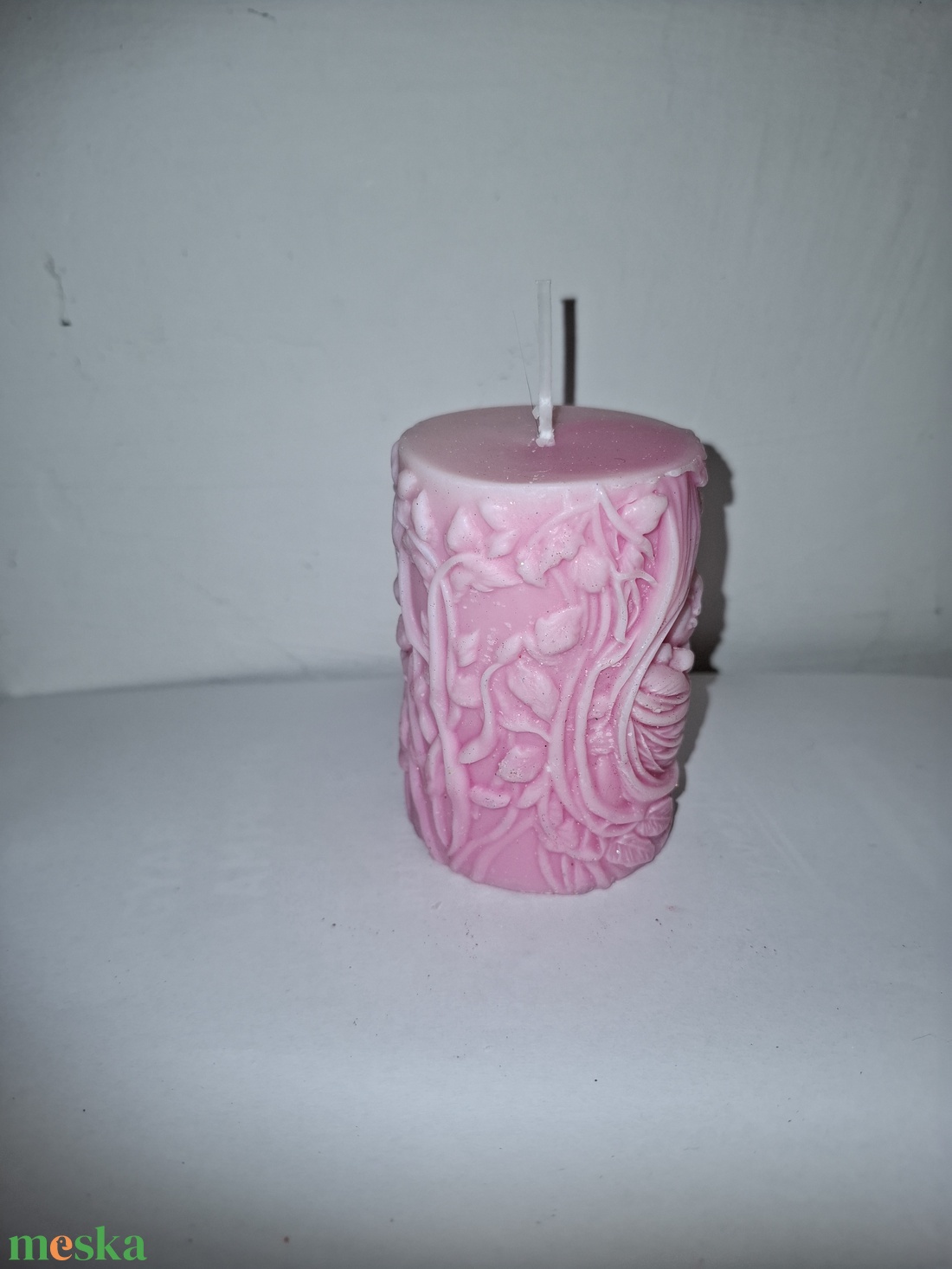 Oszlopgyertya gyermek mintával - esküvő - emlék & ajándék - köszönőajándék - Meska.hu