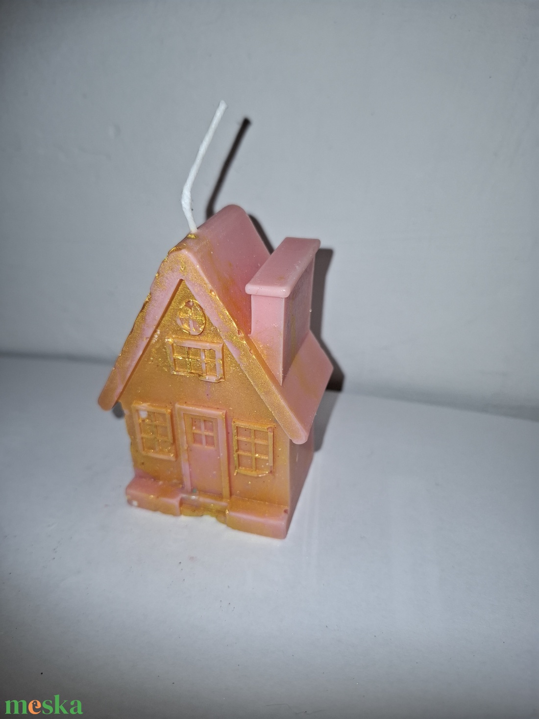 Házikó gyertya - esküvő - emlék & ajándék - köszönőajándék - Meska.hu