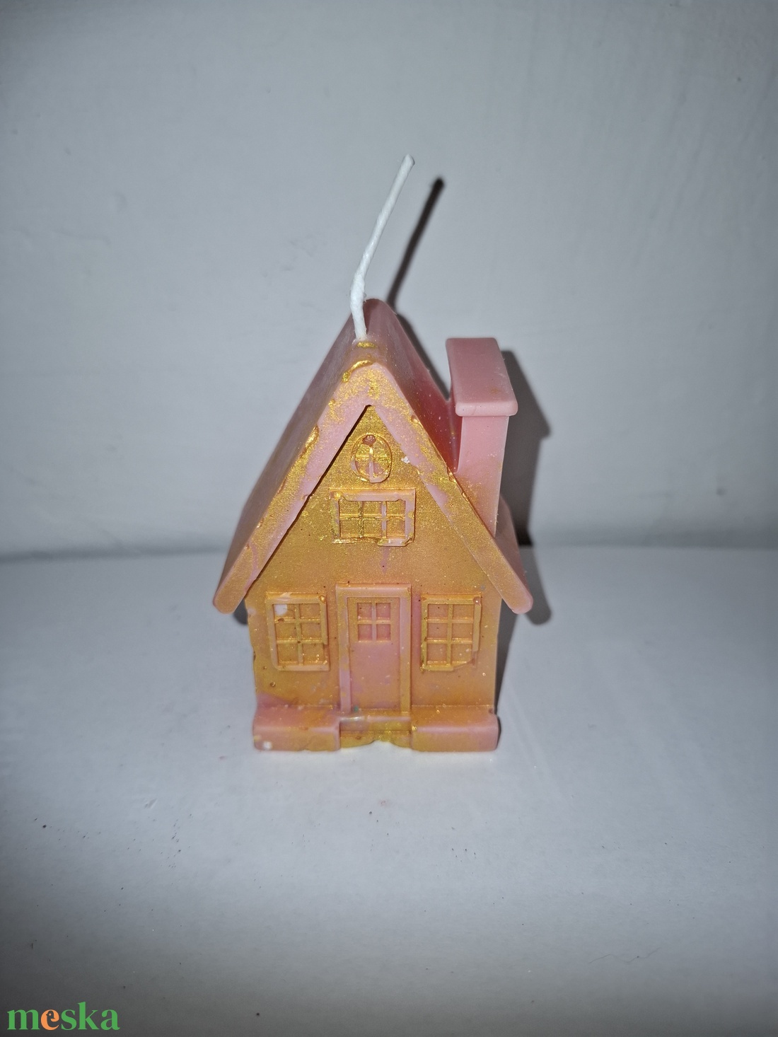 Házikó gyertya - esküvő - emlék & ajándék - köszönőajándék - Meska.hu