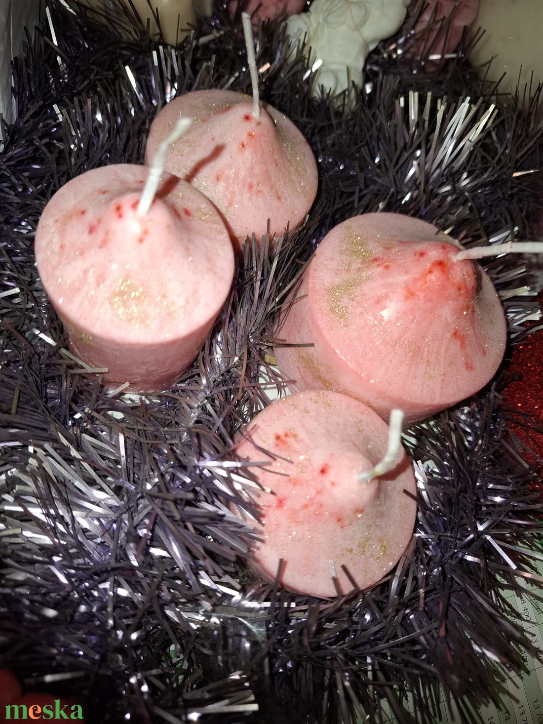 Adventi gyertya  - karácsony - adventi díszek - adventi asztaldísz - Meska.hu