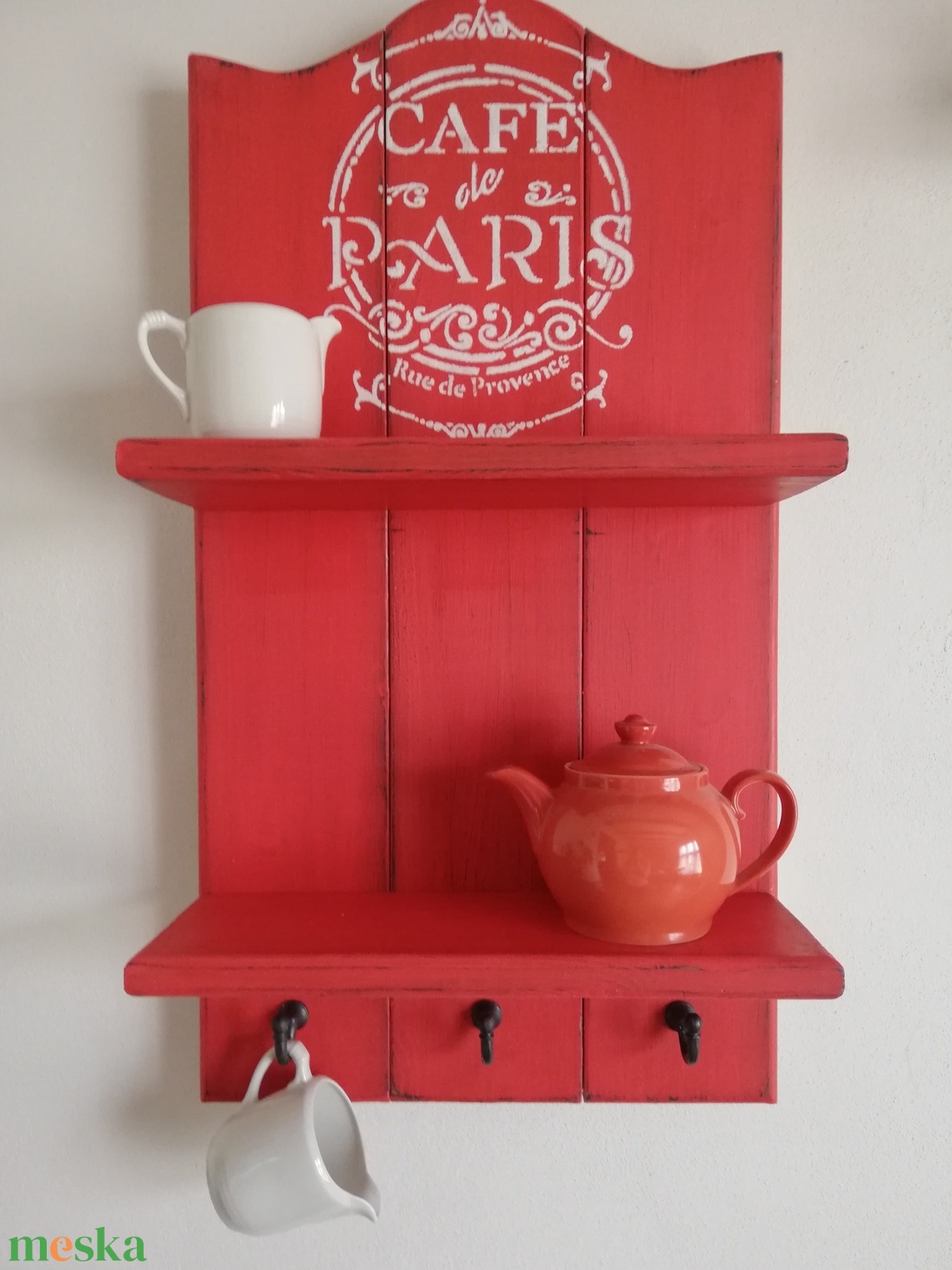 Polc - Cafe de Paris - otthon & életmód - bútor - polc - Meska.hu Polc - Cafe de Paris - otthon & életmód - bútor - polc - Meska.hu