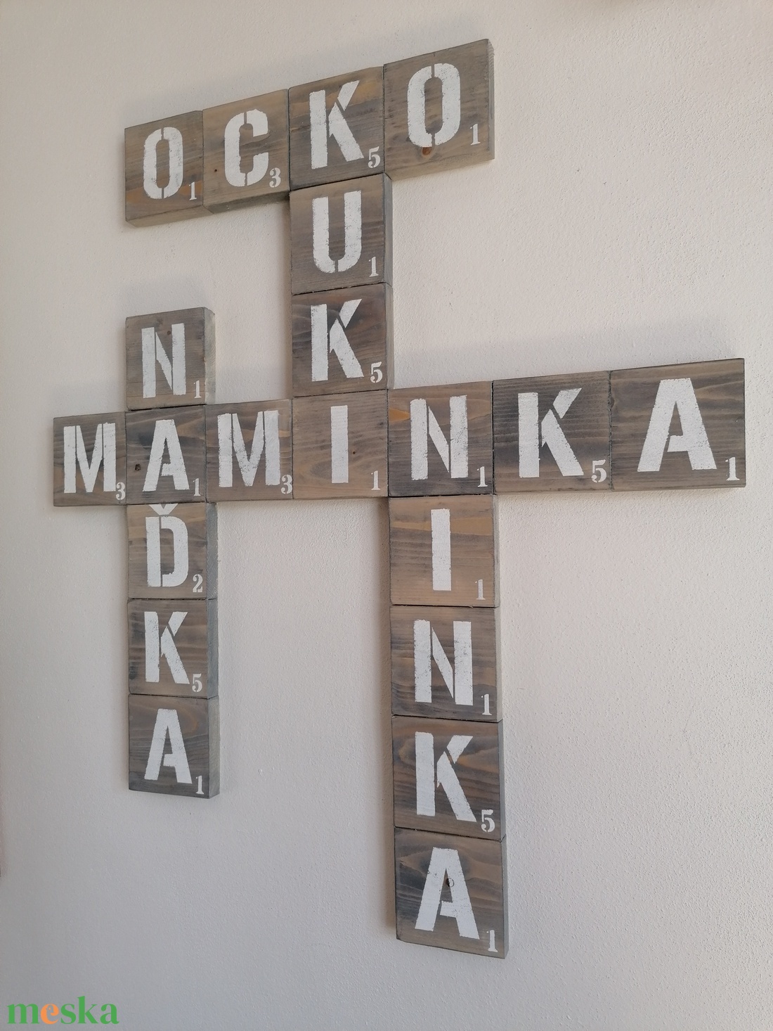 Scrabble dekoráció IV - otthon & életmód - dekoráció - fali és függő dekoráció - felirat - Meska.hu Scrabble dekoráció IV - otthon & életmód - dekoráció - fali és függő dekoráció - felirat - Meska.hu