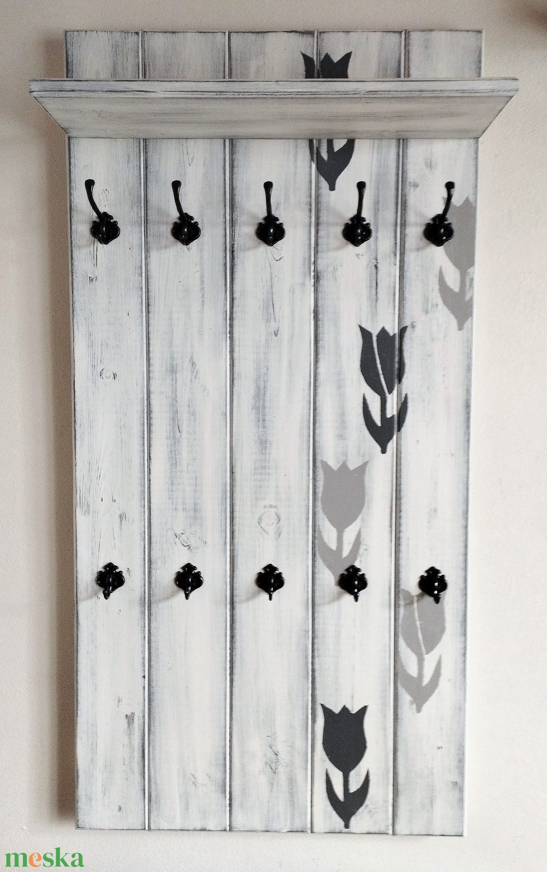 Fogas - tulipánok - otthon & életmód - bútor - fogas - Meska.hu Fogas - tulipánok - otthon & életmód - bútor - fogas - Meska.hu