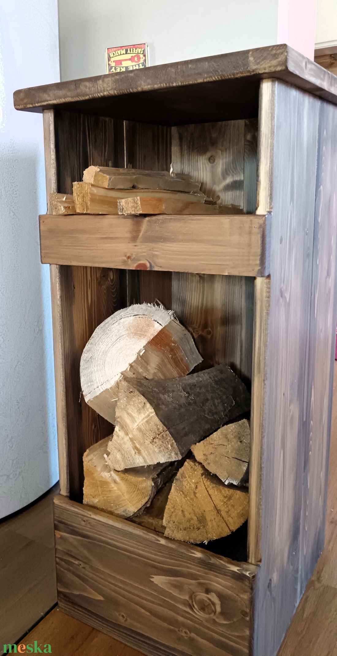 Tűzifa tároló láda - otthon & életmód - bútor - polc - Meska.hu