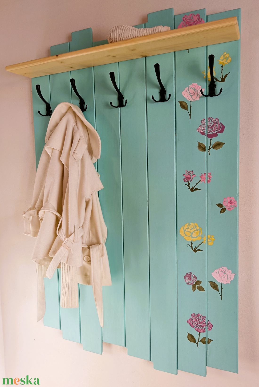 Fogas mint - rózsák - otthon & életmód - bútor - fogas - Meska.hu