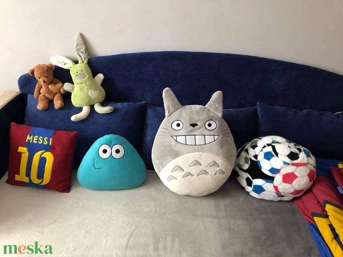 Totoro párna  - otthon & életmód - lakástextil - párna & párnahuzat - Meska.hu