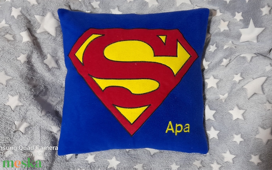 Superman párna - otthon & lakás - lakástextil - párna & párnahuzat - Meska.hu