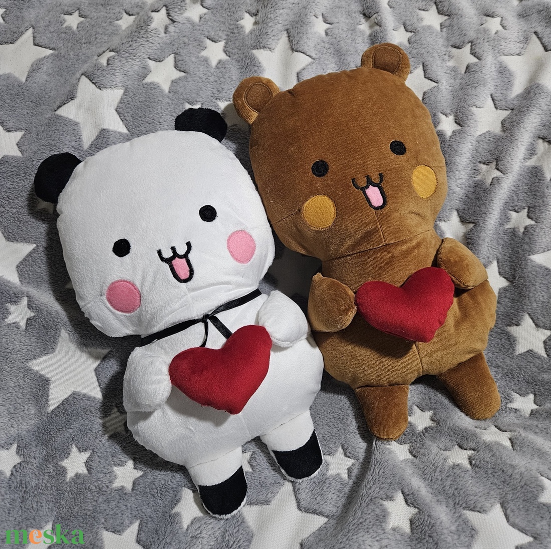 Dudu és  Bubu panda plüss - játék & sport - plüssállat & játékfigura - maci - Meska.hu