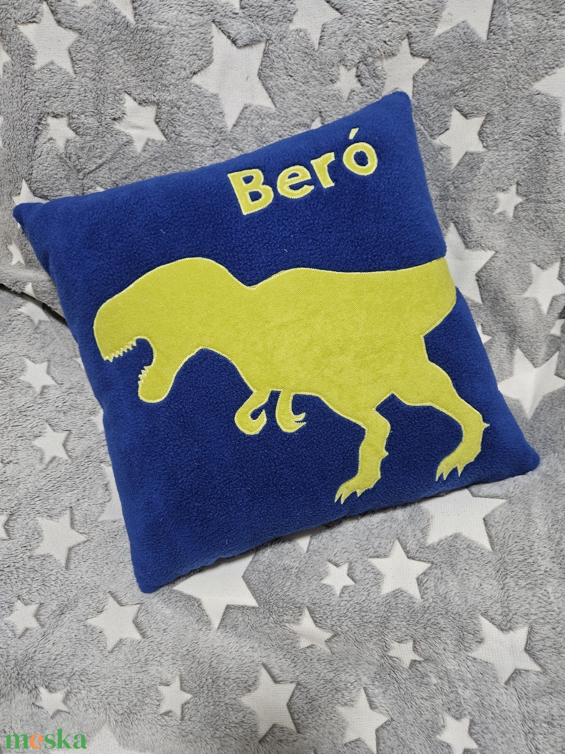 T.rex dinós párna - baba - mama - babaszoba dekoráció - gyerek díszpárna - Meska.hu