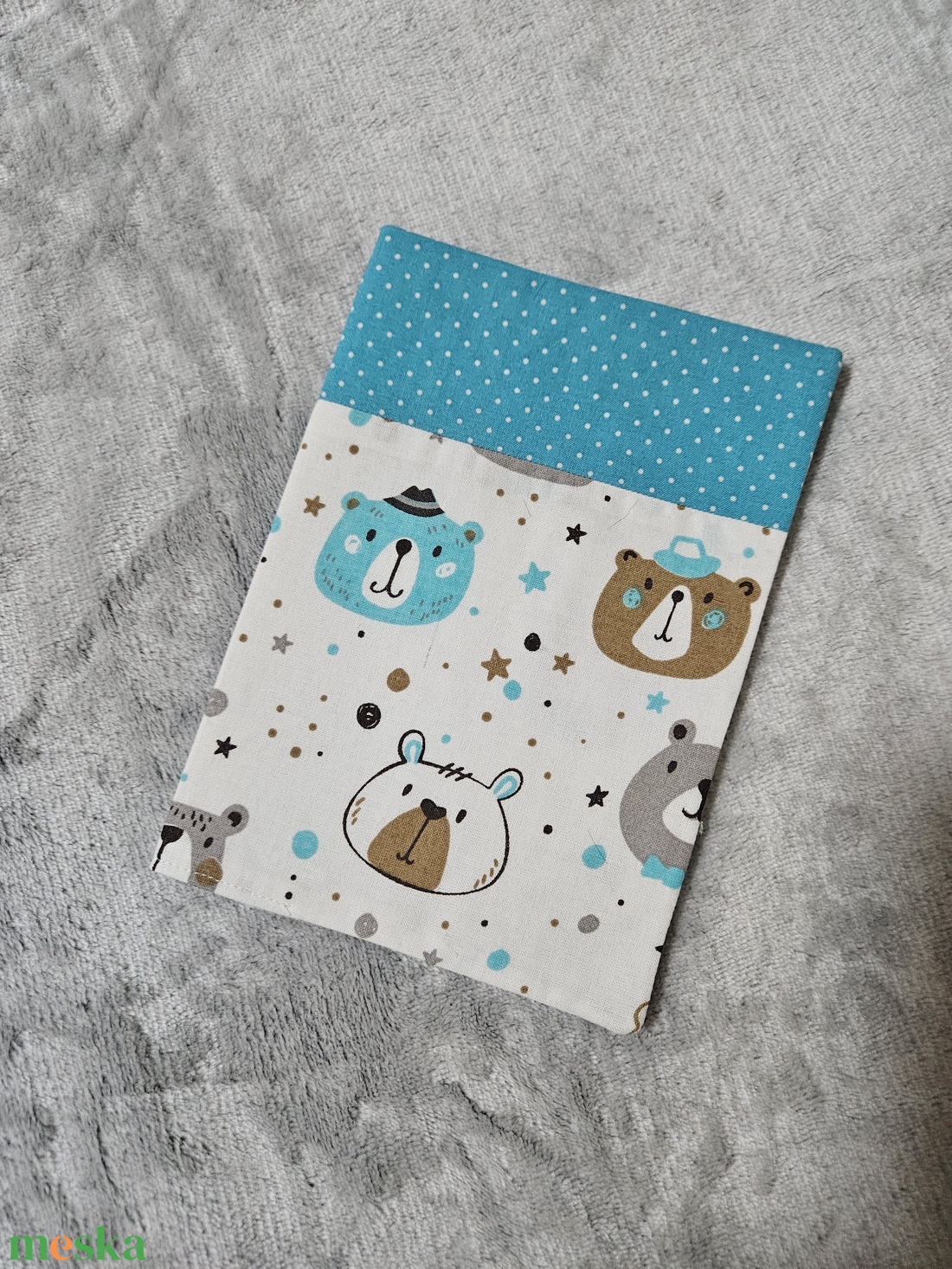 Fiús egészségügyi kiskönyv bor�tó - baba - mama - babaemlékek - egészségügyi kiskönyv borító - Meska.hu