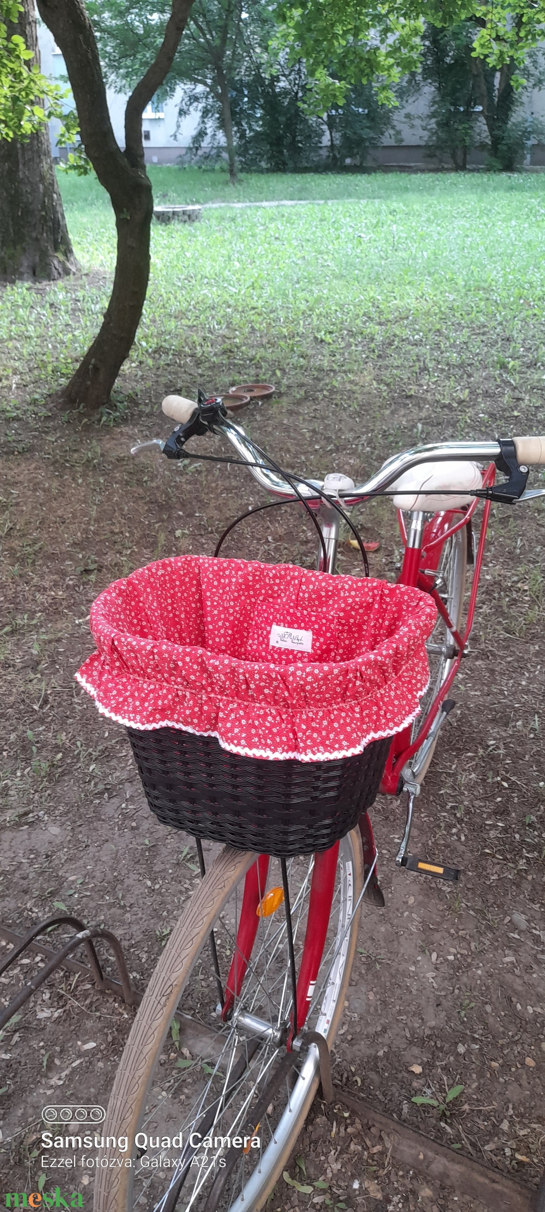 Bicikli kosár huzat - játék & sport - sport és kikapcsolódás - kerékpározás - bicikli kosár huzat - Meska.hu