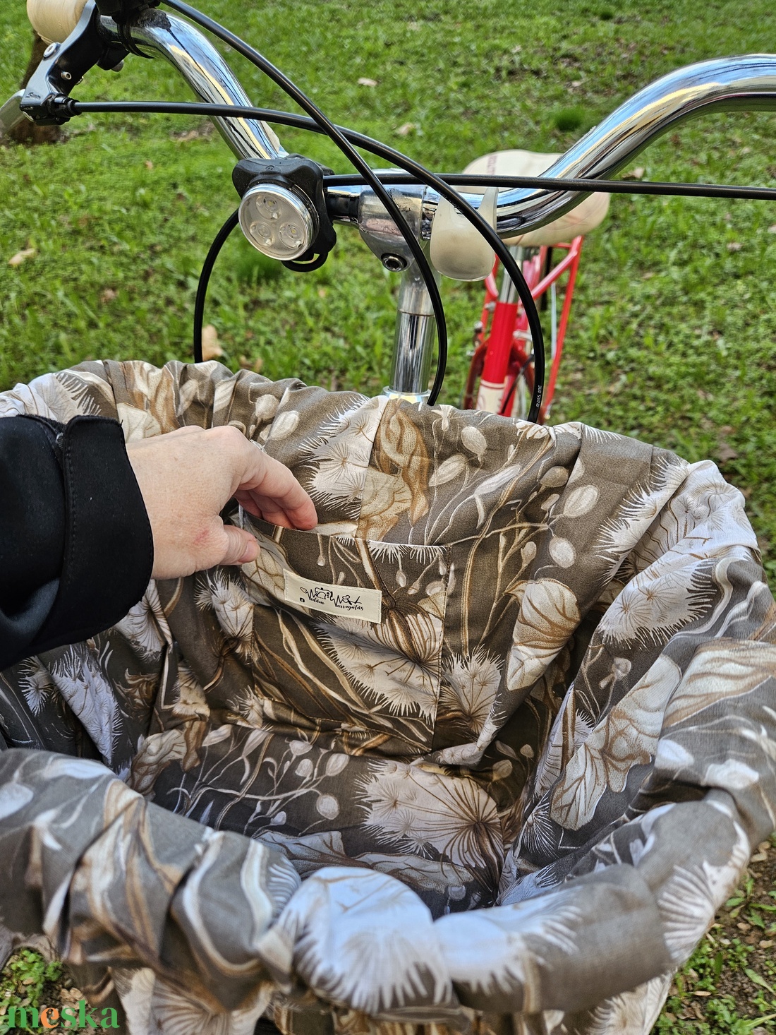 Bicikli kosár huzat - játék & sport - sport és kikapcsolódás - kerékpározás - bicikli kosár huzat - Meska.hu