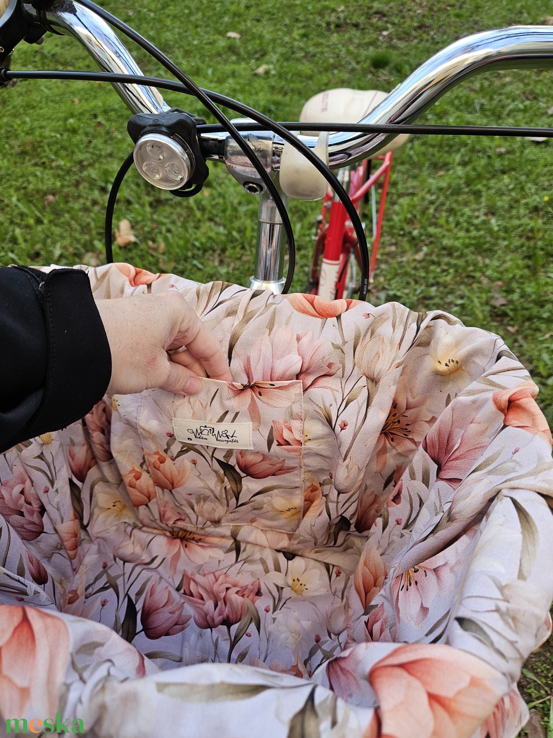 Bicikli kosár huzat - játék & sport - sport és kikapcsolódás - kerékpározás - bicikli kosár huzat - Meska.hu