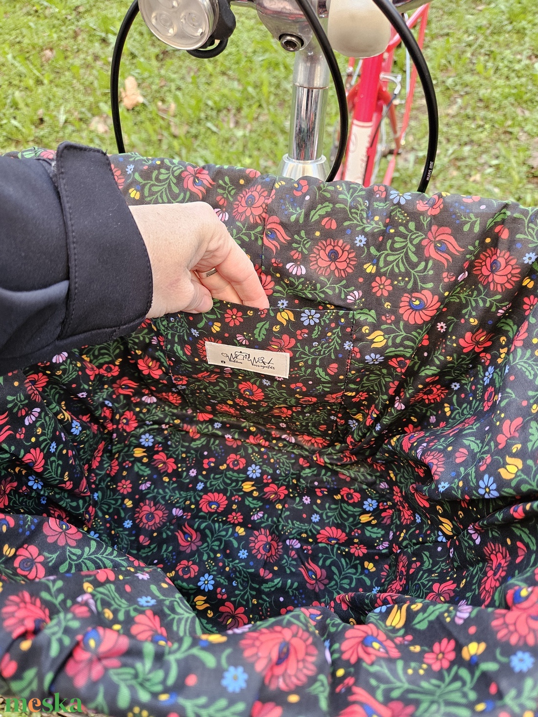 Kosárbélés biciklire - táska & tok - kosár - Meska.hu