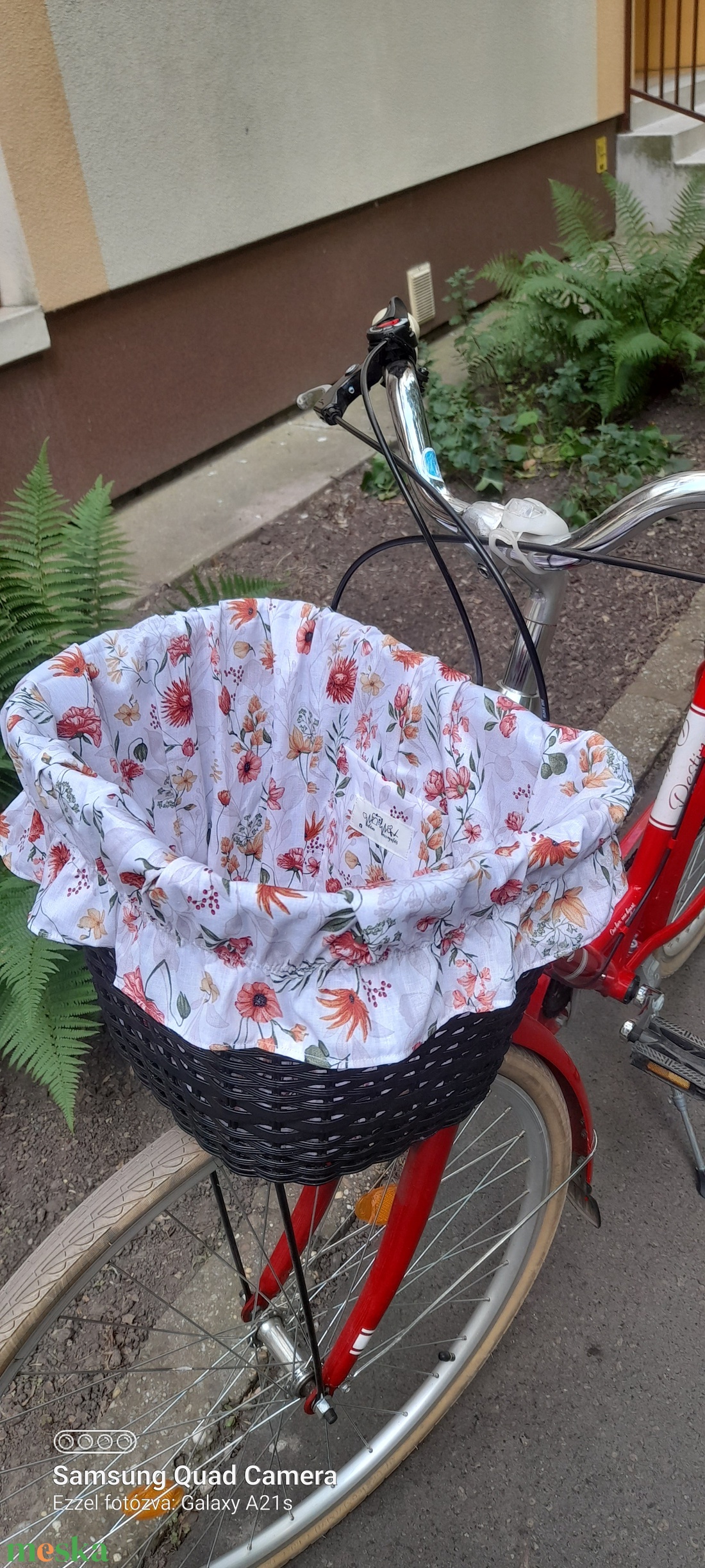 Bicikli kosár huzat - játék & sport - sport és kikapcsolódás - kerékpározás - bicikli kosár huzat - Meska.hu