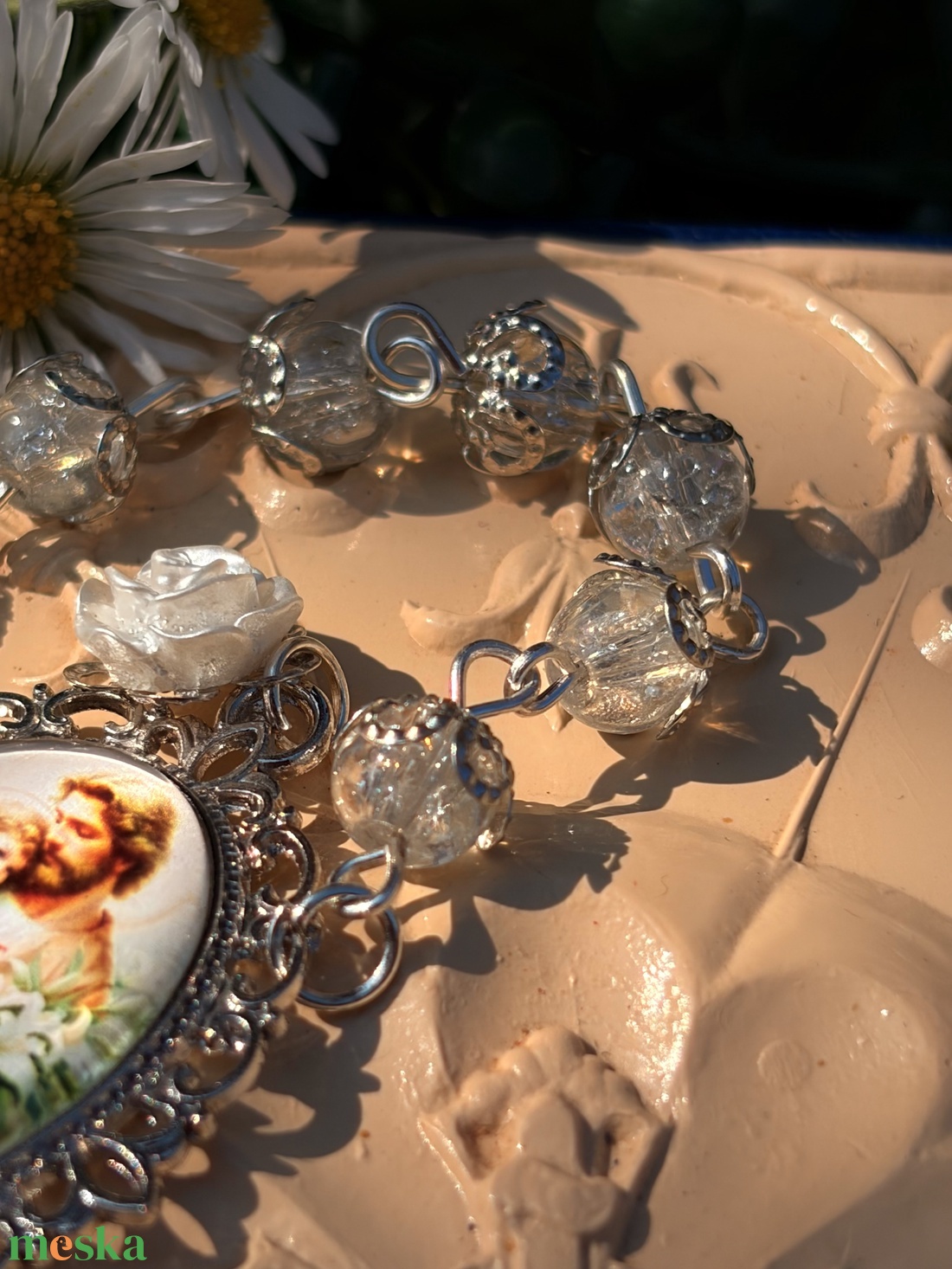 Szent József egytizedes rózsafüzér - otthon & életmód - vallás - lánc & füzér - Meska.hu