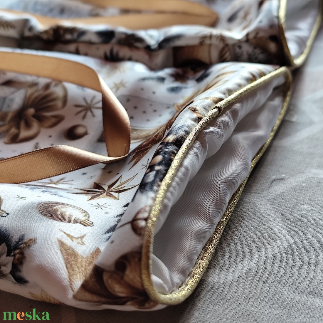 Csodás karácsonyi zsákocska - karácsony - karácsonyi ajándékozás - karácsonyi ajándékcsomagolás - Meska.hu