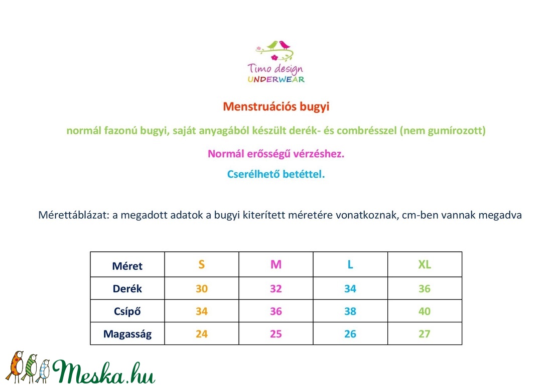 XL-es méretű testszínű menstruációs bugyi - - Meska.hu XL-es méretű testszínű menstruációs bugyi - - Meska.hu