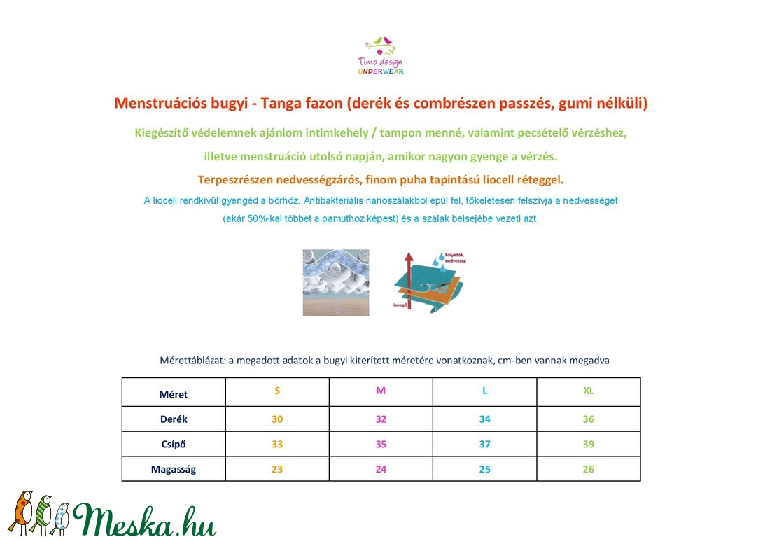 Fekete M-es tanga fazonú menstruációs bugyi - - Meska.hu Fekete M-es tanga fazonú menstruációs bugyi - - Meska.hu