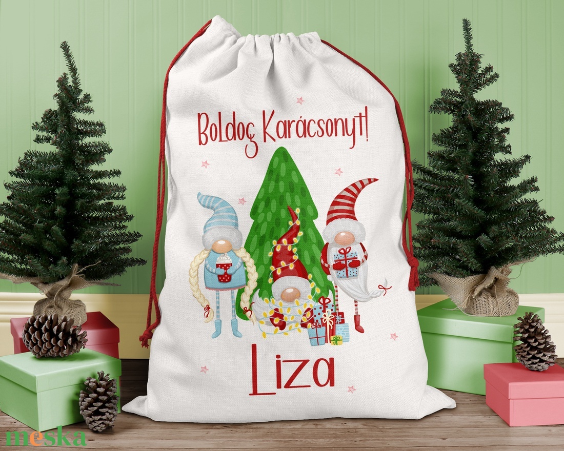 Karácsonyi ajándék zsák, zsák, egyedi névreszóló mikulás zsák - karácsony - karácsonyi ajándékozás - karácsonyi ajándékcsomagolás - Meska.hu Karácsonyi ajándék zsák, zsák, egyedi névreszóló mikulás zsák - karácsony - karácsonyi ajándékozás - karácsonyi ajándékcsomagolás - Meska.hu